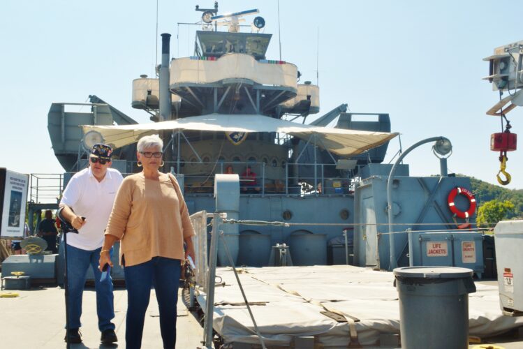 Keeping History Afloat: Visitors Board USS LST 325 in Wheeling